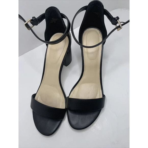 Nine West Sandy Women’ Block Herl Sandal 3” Size 8.5 m - Picture 3 of 6
